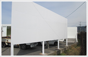 目隠し壁・看板下地